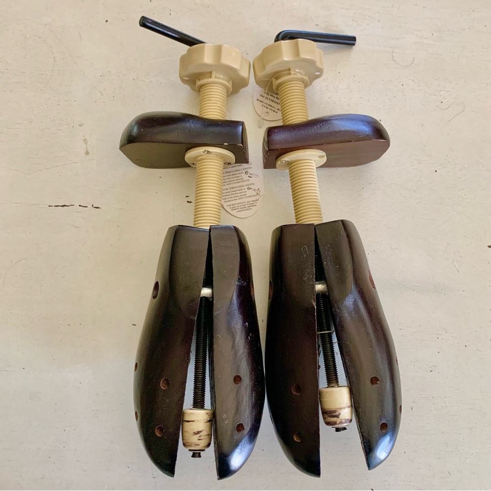 Wood and plastic NEW shoe stretchers